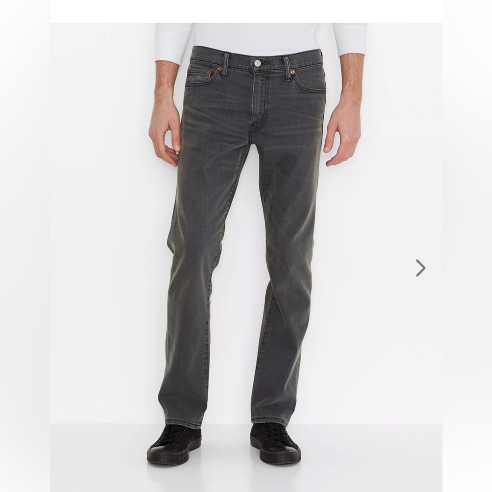 GREY LEVI'S JEANS DENIM PANTS 504 - Picture 11 of 14